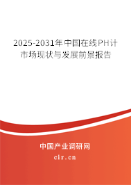 2024-2030年中國(guó)在線PH計(jì)市場(chǎng)現(xiàn)狀與發(fā)展前景報(bào)告
