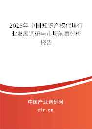 2025年中國知識(shí)產(chǎn)權(quán)代理行業(yè)發(fā)展調(diào)研與市場前景分析報(bào)告