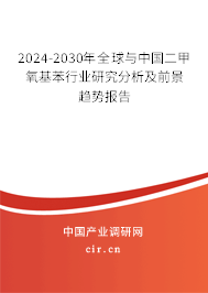 2024-2030年全球與中國(guó)二甲氧基苯行業(yè)研究分析及前景趨勢(shì)報(bào)告