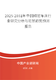 2025-2031年中國(guó)精密車床行業(yè)研究分析與前景趨勢(shì)預(yù)測(cè)報(bào)告