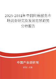 2025-2031年中國輪胎服務市場調(diào)查研究及發(fā)展前景趨勢分析報告