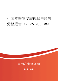 中國(guó)平衡閥發(fā)展現(xiàn)狀與趨勢(shì)分析報(bào)告（2025-2031年）