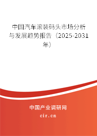 中國(guó)汽車滾裝碼頭市場(chǎng)分析與發(fā)展趨勢(shì)報(bào)告（2025-2031年）