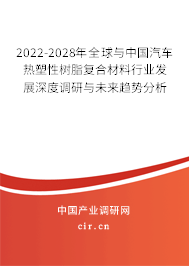 2022-2028年全球與中國汽車熱塑性樹脂復(fù)合材料行業(yè)發(fā)展深度調(diào)研與未來趨勢分析