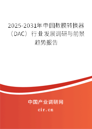2025-2031年中國數(shù)模轉(zhuǎn)換器（DAC）行業(yè)發(fā)展調(diào)研與前景趨勢報告