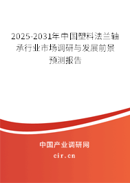 2025-2031年中國塑料法蘭軸承行業(yè)市場調研與發(fā)展前景預測報告