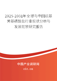 2024-2030年全球與中國(guó)烷基芳基磺酸鹽行業(yè)現(xiàn)狀分析與發(fā)展前景研究報(bào)告