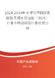 2024-2030年全球與中國(guó)異氰脲酸三縮水甘油酯（TGIC）行業(yè)市場(chǎng)調(diào)研及行業(yè)前景分析