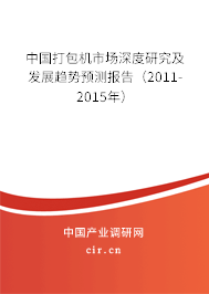 中國打包機(jī)市場深度研究及發(fā)展趨勢預(yù)測報(bào)告（2011-2015年）