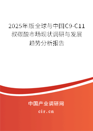 2025年版全球與中國(guó)C9-C11叔碳酸市場(chǎng)現(xiàn)狀調(diào)研與發(fā)展趨勢(shì)分析報(bào)告