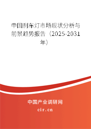 中國剎車燈市場現(xiàn)狀分析與前景趨勢報告（2025-2031年）