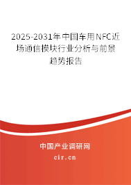 2025-2031年中國車用NFC近場通信模塊行業(yè)分析與前景趨勢報告