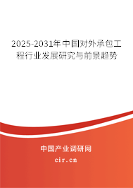 2025-2031年中國(guó)對(duì)外承包工程行業(yè)發(fā)展研究與前景趨勢(shì)