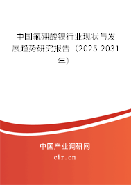 中國氟硼酸鎳行業(yè)現(xiàn)狀與發(fā)展趨勢研究報告（2025-2031年）