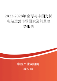 2022-2028年全球與中國(guó)光伏電站運(yùn)營(yíng)市場(chǎng)研究及前景趨勢(shì)報(bào)告