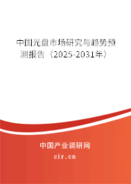 中國光盤市場研究與趨勢預測報告（2025-2031年）