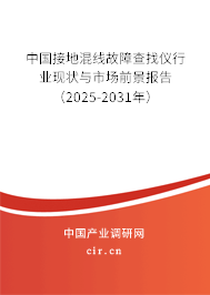 中國(guó)接地混線故障查找儀行業(yè)現(xiàn)狀與市場(chǎng)前景報(bào)告（2025-2031年）