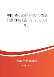 中國棉花糖市場現(xiàn)狀與發(fā)展前景預(yù)測報告（2025-2031年）