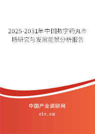 2025-2031年中國數(shù)字藥丸市場研究與發(fā)展前景分析報(bào)告