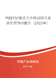中國T型槽銑刀市場調(diào)研與發(fā)展前景預(yù)測報告（2025年）