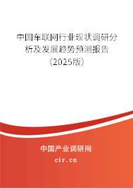 中國(guó)車聯(lián)網(wǎng)行業(yè)現(xiàn)狀調(diào)研分析及發(fā)展趨勢(shì)預(yù)測(cè)報(bào)告（2025版）