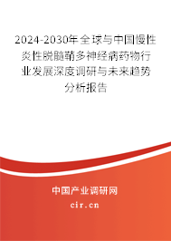 2024-2030年全球與中國(guó)慢性炎性脫髓鞘多神經(jīng)病藥物行業(yè)發(fā)展深度調(diào)研與未來(lái)趨勢(shì)分析報(bào)告