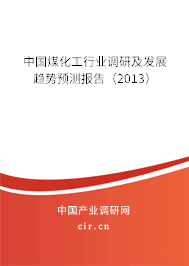 中國煤化工行業(yè)調(diào)研及發(fā)展趨勢預(yù)測報告（2013）