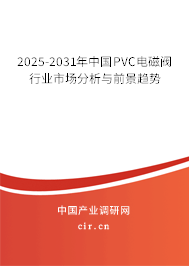 2025-2031年中國(guó)PVC電磁閥行業(yè)市場(chǎng)分析與前景趨勢(shì)