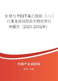 全球與中國三氟乙酸銦（III）行業(yè)發(fā)展調(diào)研及市場前景分析報(bào)告（2025-2031年）