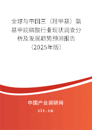 全球與中國三（羥甲基）氨基甲烷磷酸行業(yè)現(xiàn)狀調(diào)查分析及發(fā)展趨勢預(yù)測報(bào)告（2025年版）