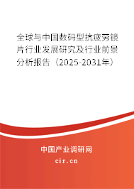 全球與中國(guó)數(shù)碼型抗疲勞鏡片行業(yè)發(fā)展研究及行業(yè)前景分析報(bào)告（2025-2031年）