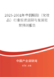 2025-2031年中國胭脂（化妝品）行業(yè)現(xiàn)狀調研與發(fā)展前景預測報告