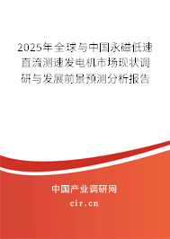 2025年全球與中國永磁低速直流測速發(fā)電機市場現(xiàn)狀調(diào)研與發(fā)展前景預(yù)測分析報告