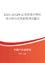 2025-2031年云南原煤市場(chǎng)現(xiàn)狀分析與前景趨勢(shì)預(yù)測(cè)報(bào)告