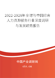 2022-2028年全球與中國綜合人力資源服務(wù)行業(yè)深度調(diào)研與發(fā)展趨勢報告