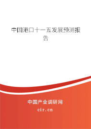中國(guó)港口十一五發(fā)展預(yù)測(cè)報(bào)告