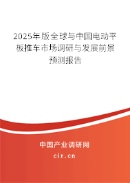 2025年版全球與中國(guó)電動(dòng)平板推車市場(chǎng)調(diào)研與發(fā)展前景預(yù)測(cè)報(bào)告