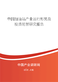 中國加油站產(chǎn)業(yè)運(yùn)行形勢及投資前景研究報(bào)告