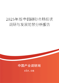 2025年版中國(guó)硼砂市場(chǎng)現(xiàn)狀調(diào)研與發(fā)展前景分析報(bào)告