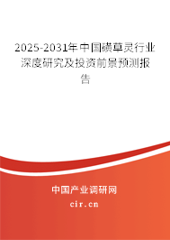 2025-2031年中國(guó)磺草靈行業(yè)深度研究及投資前景預(yù)測(cè)報(bào)告