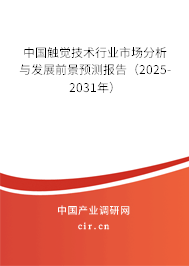 中國(guó)觸覺(jué)技術(shù)行業(yè)市場(chǎng)分析與發(fā)展前景預(yù)測(cè)報(bào)告（2025-2031年）