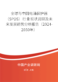 全球與中國電涌保護(hù)器（SPDS）行業(yè)現(xiàn)狀調(diào)研及未來發(fā)展趨勢分析報告（2024-2030年）