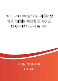 2025-2031年全球與中國熱塑性和熱固性樹脂發(fā)展現(xiàn)狀調(diào)研及市場前景分析報告