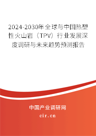 2024-2030年全球與中國熱塑性火山巖（TPV）行業(yè)發(fā)展深度調(diào)研與未來趨勢預(yù)測報(bào)告