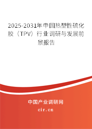 2025-2031年中國熱塑性硫化膠（TPV）行業(yè)調(diào)研與發(fā)展前景報(bào)告