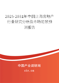 2025-2031年中國(guó)上海房地產(chǎn)行業(yè)研究分析及市場(chǎng)前景預(yù)測(cè)報(bào)告