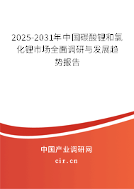 2024-2030年中國碳酸鋰和氯化鋰市場全面調(diào)研與發(fā)展趨勢報告