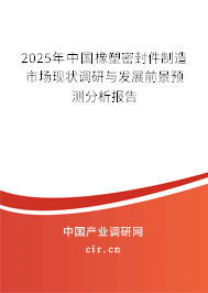 2025年中國橡塑密封件制造市場現(xiàn)狀調研與發(fā)展前景預測分析報告