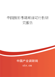 中國攝影書籍項目可行性研究報告
