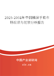 2025-2031年中國觸屏手套市場現(xiàn)狀與前景分析報告